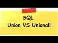 What is the difference between UNION and UNION All ( SQl server )