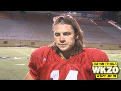 WMU Quarterback Alex Carder speaks with WKZO following practice on Monday September 10th, 2012. WMU Quarterback Alex Carder speaks with WKZO following practice on Monday September 10th, 2012.