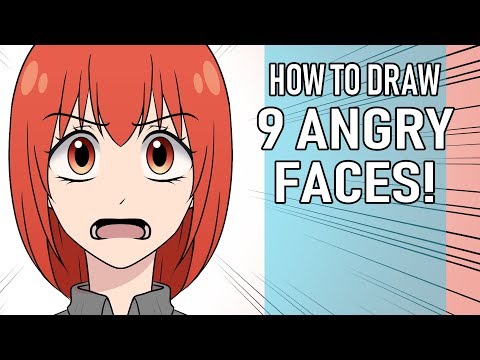 video-linktoworks-How to Draw 9 Angry Facial Expressions! - YouTube