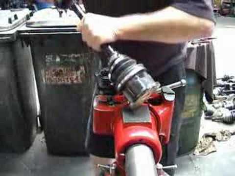 how to fasten cv boot