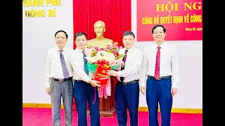 Công bố quyết định về công tác cán bộ