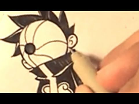 How I draw a chibi Tobi from Naruto. Not "eyeballed" or "traced" from an 