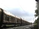 BR152 und BR140 vor G�terzug in Richtung K�ln-Bonn bei Rheinbreitbach