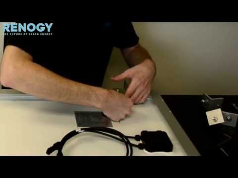 how to fasten solar panels to roof