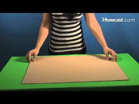how to fasten cardboard together
