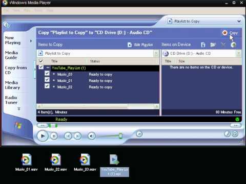 how to convert a cd to mp3 on windows media player