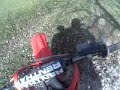 Honda crf250r...ride and crash in middle... Honda crf250r...ride and crash in middle...
