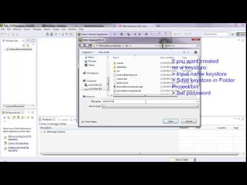how to create keystore android