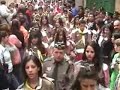 Wusul Holy Saturday scouts celebrating fire in Jerusalem