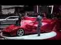 Ferrari en el lanzamiento de su increíble deportivo híbrido