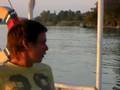 sunset on the nile