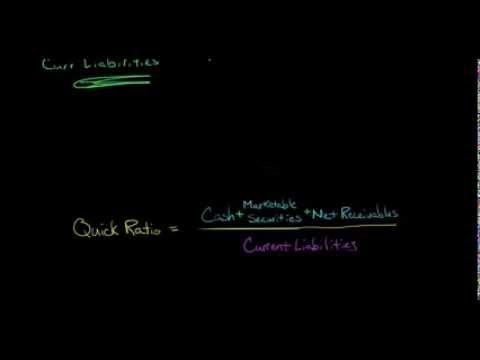 how to calculate quick ratio