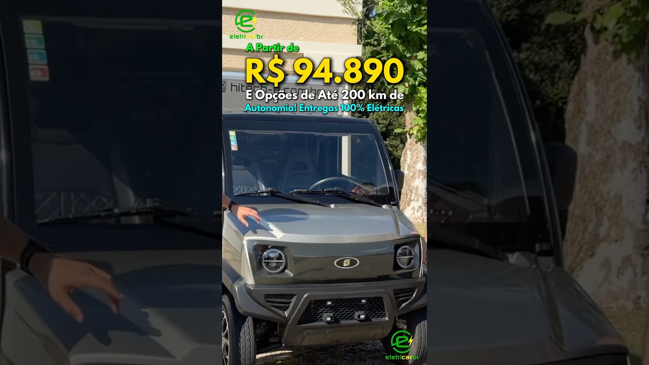 A Partir de R$ 94.890 e Opções de Até 200 km de Autonomia! Entregas 100% Elétricas - Hitech⚡️