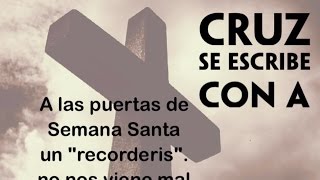 Cruz se escribe con A