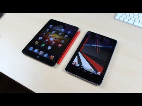 Nexus 7 vs iPad Mini hands on comparison