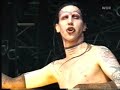 marilyn manson   angel with the scabbed wings  live in koln 