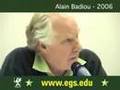 Alain Badiou. Democracy, Politics and Philosophy 2006 2/5