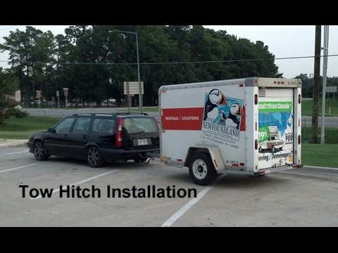 how to install hitch on car