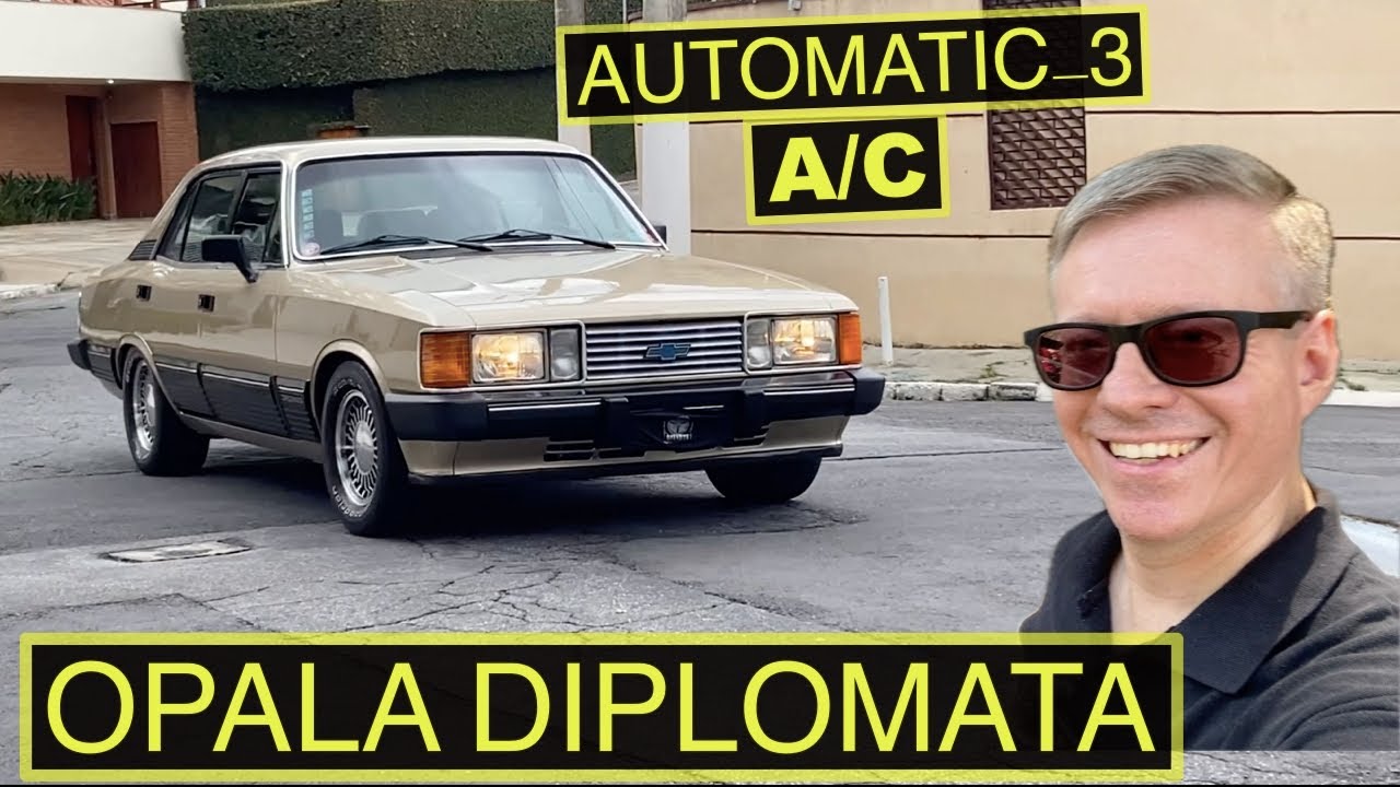 OPALA DIPLOMATA: exemplar de 1986 traz pacote completo de opcionais