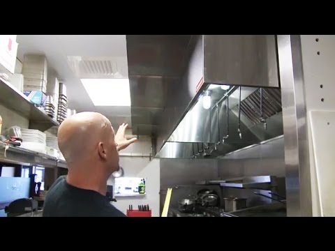 how to vent kitchen exhaust hood