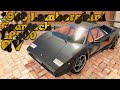 1988 Lamborghini Countach LP500 QV 1.2 for GTA 5 video 8