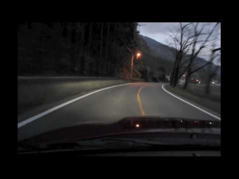 mountains in japan. touge mountain drive japan