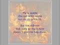GLUCK - Che puro ciel! (with lyrics)