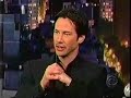 Keanu Reeves on Letterman part 2