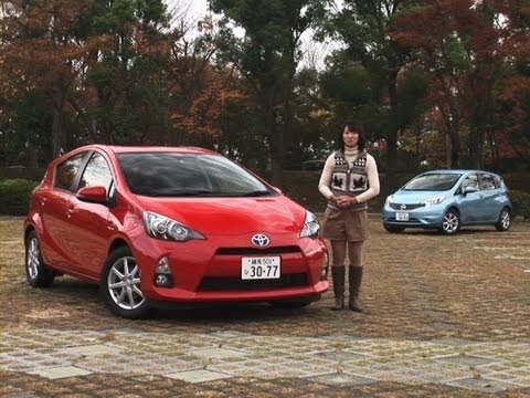 日産 - コンパクトハイブリッドカーであるトヨタ アクアと日産 新型NOTEを比較。...