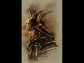 videos de Brian K. Bridgeforth Samurai Warrior drawing colored in Photoshop