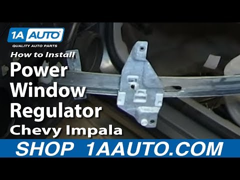 How To Install Replace Power Window Regulator 2006-12 Chevy Impala