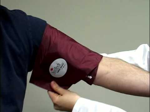 how to apply bp cuff