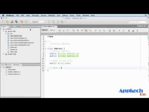 how to define object in php