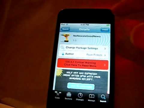 how to get rid of newsstand on iphone