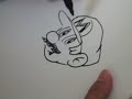 Shigeru Miyamoto, creator of some of Nintendo's most enduring video games, demonstrates how to draw Mario.