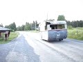 First testdriving Saab motorhome First testdriving Saab motorhome