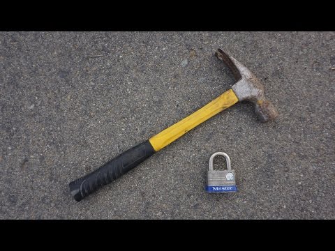 how to break padlock