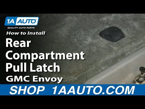 How To Install Replace Rear Floor Compartment Latch 2002-09 GMC Envoy Chevy Trailblazer