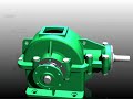 Autodesk Inventor 11 Bevel Gear (transmission box) 3D