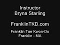 FranklinTKD.com  Black Belt Bryna Starling TKD Creative Form