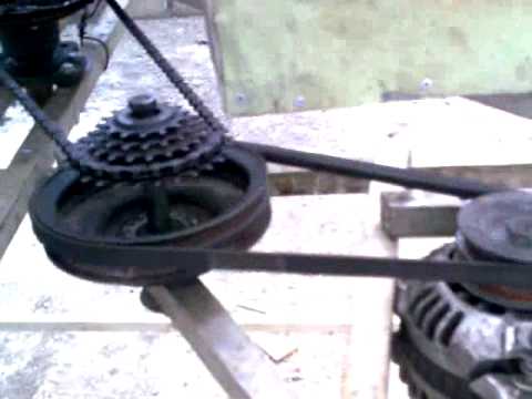 how to build a wind turbine using an alternator