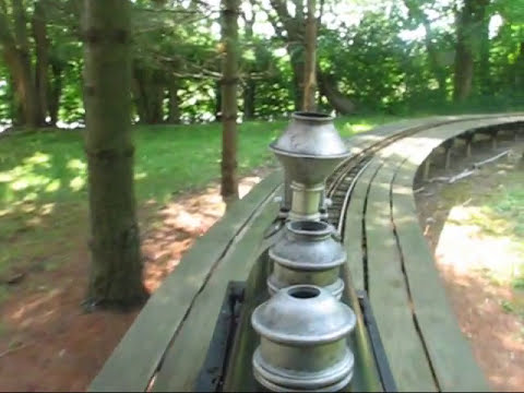 Live steam model train railroad locomotive scale Cinder Sniffers Track 7.5