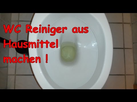 WC Reiniger aus natürlichen Hausmittel selber machen / Diy Toilettenreiniger selbst herstellen