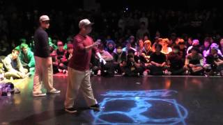 Hiroki ＆ Chun (舞踊者) vs チャーリー & GenGen (funkrafty) – JUSTE DEBOUT JAPAN 2016 POP BEST8