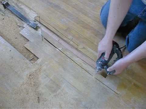 how to repair hardwood floors
