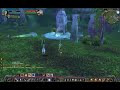 When Ghostpaw Runner standing on the ruin in the middle of Ashenvale Forest near Astranaar, this glitch appear.Although I'm already in shooting range, the game keep saying I'm out of range. Also, all my shoots are missed until this glitch stopped.  This glitch happened so many times, so I come up with idea to record it. This is quite annoying. -.-