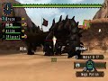 [MHP2G] Dual Black Gravios in Arena on Kai
