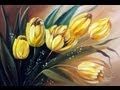 COMO PINTAR TULIPAS - ÓLEO SOBRE TELA
