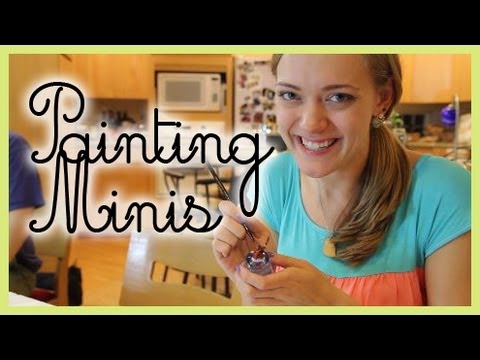 how to paint a d&d miniature