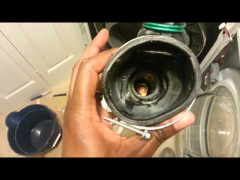 how to drain frigidaire affinity washer